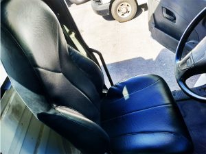 Reupholstered Driver's Seat in Van